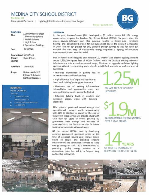 Lighting Infrastructure Improvement Project